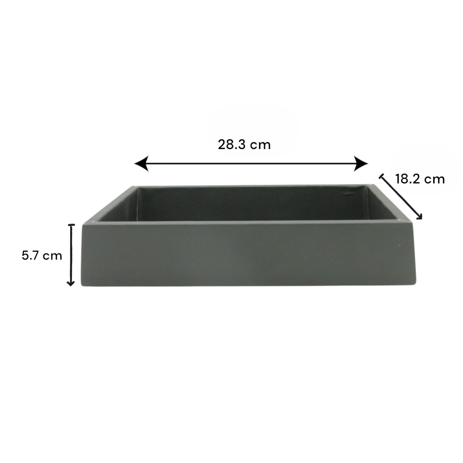 Luxury Leather Serving Tray – Organizer & Food Platter for Home, Office, Parties & Gifting - Damoo