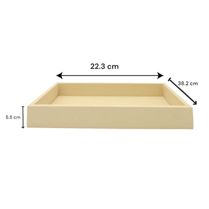 Luxury Leather Serving Tray – Tray used as a Food Platter for Home, Office, Parties & Gifting - Damoo