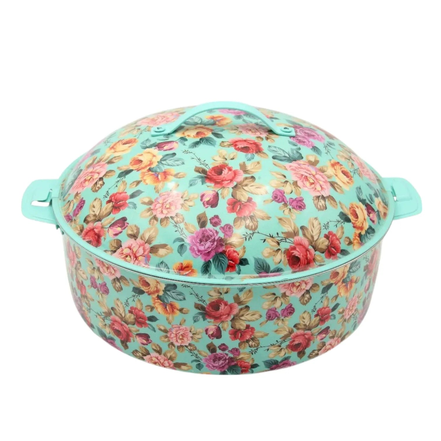 Mayflower 5000ml Premium Stainless Steel Hot Pot – Affordable Luxury with Timeless Floral Motif, Made in India - Damoo
