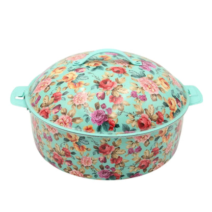 Mayflower 5000ml Premium Stainless Steel Hot Pot – Affordable Luxury with Timeless Floral Motif, Made in India - Damoo