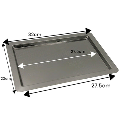 Modern Acrylic Condiment Box Set with Sleek Black Metal Lids – 3-Compartment Spice, Snack, or Sugar Organizer on Matching Tray - Damoo