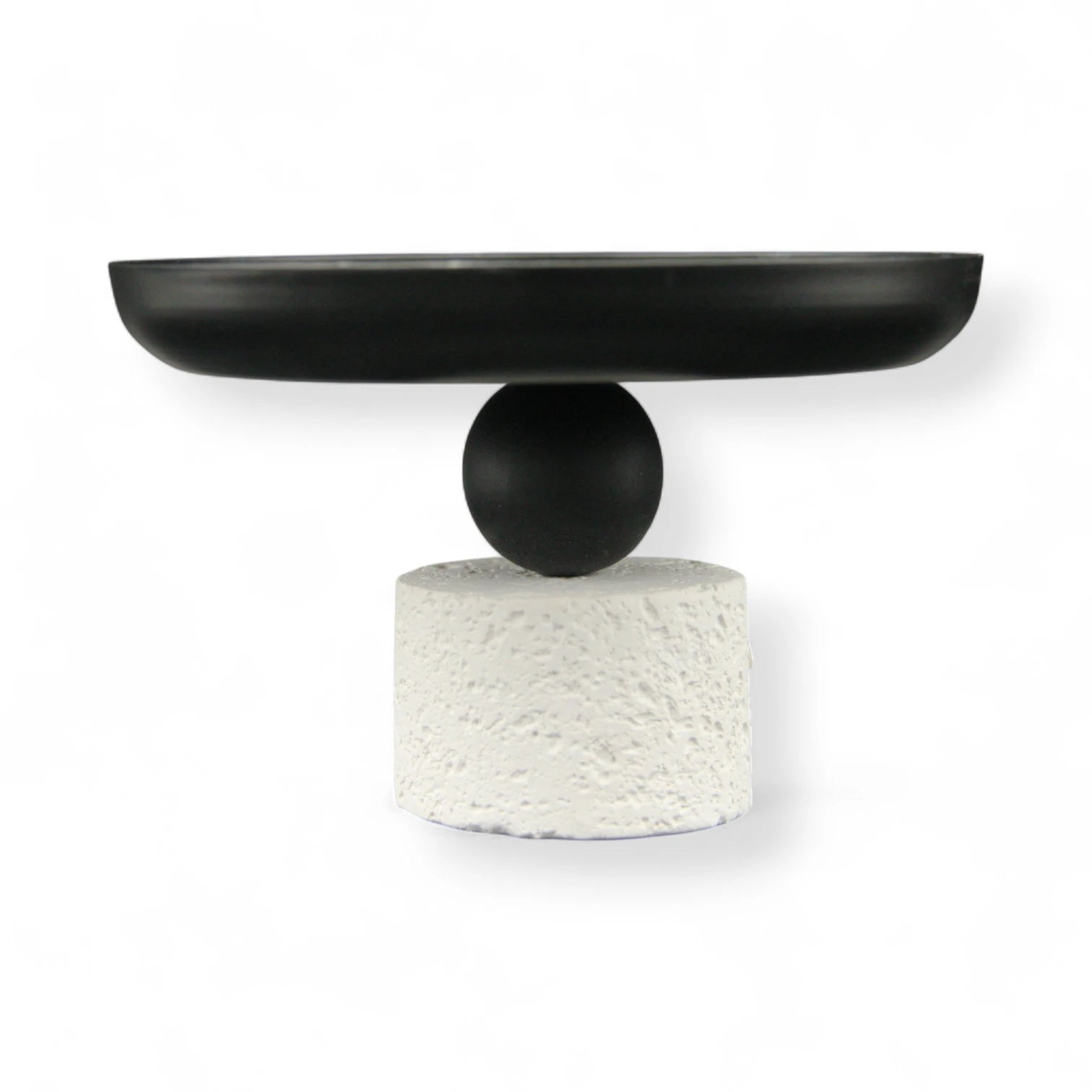 Modern Sculptural Mortar & Pestle – Dual-Tone Real Stone - Minimalist Decor & Multi-Purpose Use - Damoo
