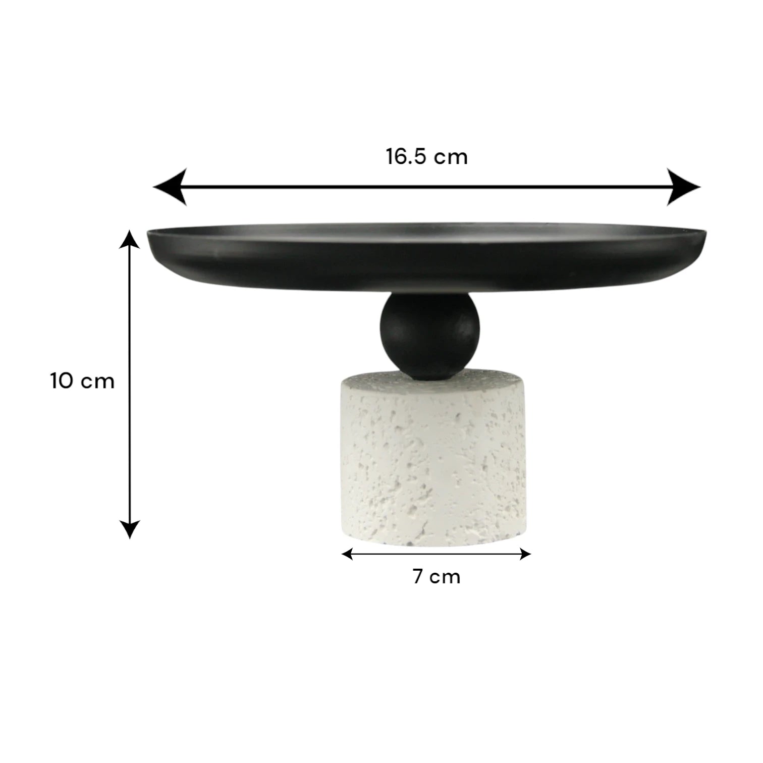 Modern Sculptural Mortar & Pestle – Dual-Tone Real Stone - Minimalist Decor & Multi-Purpose Use - Damoo