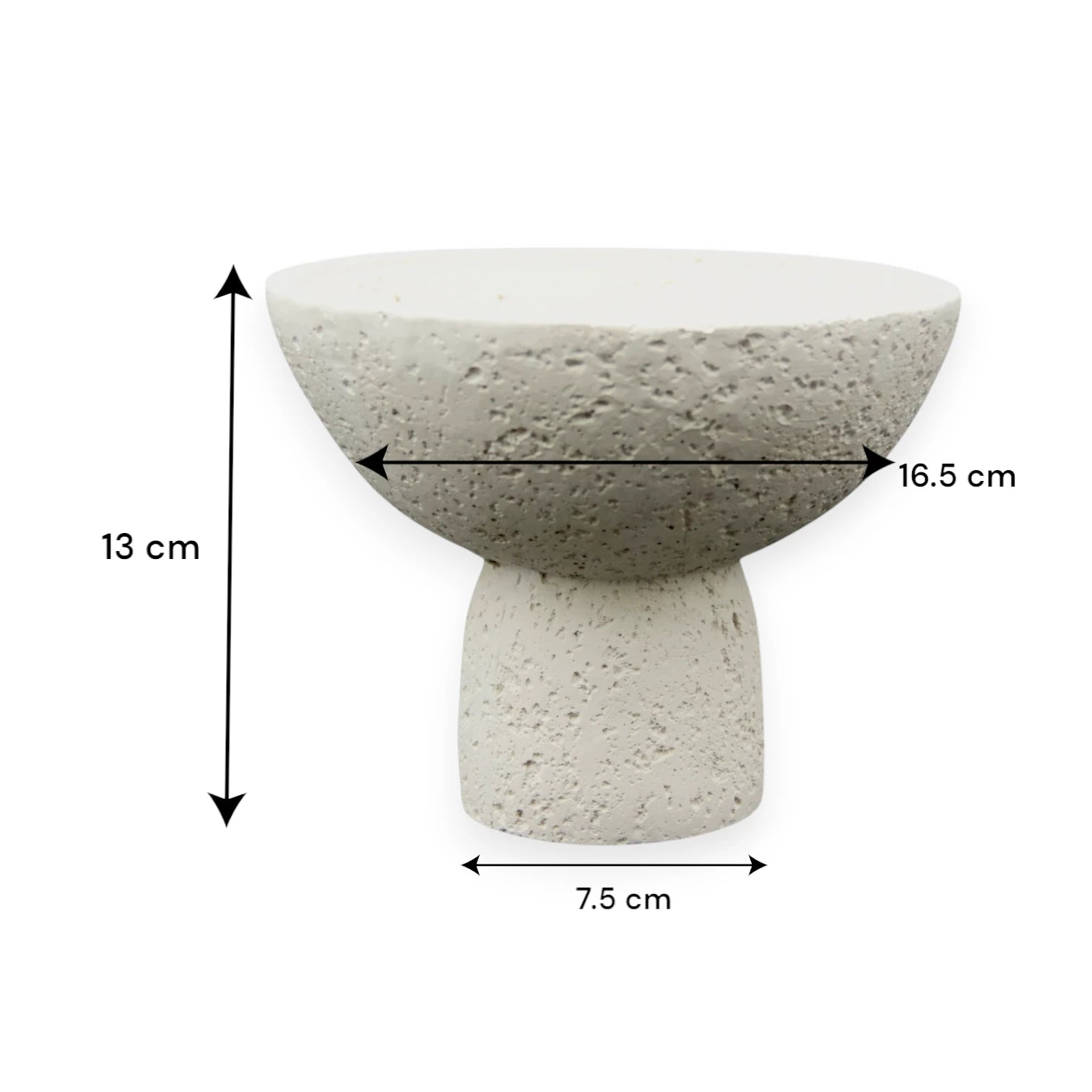 Modern Sculptural Mortar & Pestle piece – White Stone Minimalist Grinder for Kitchen, Decor & Ritual Use - Damoo