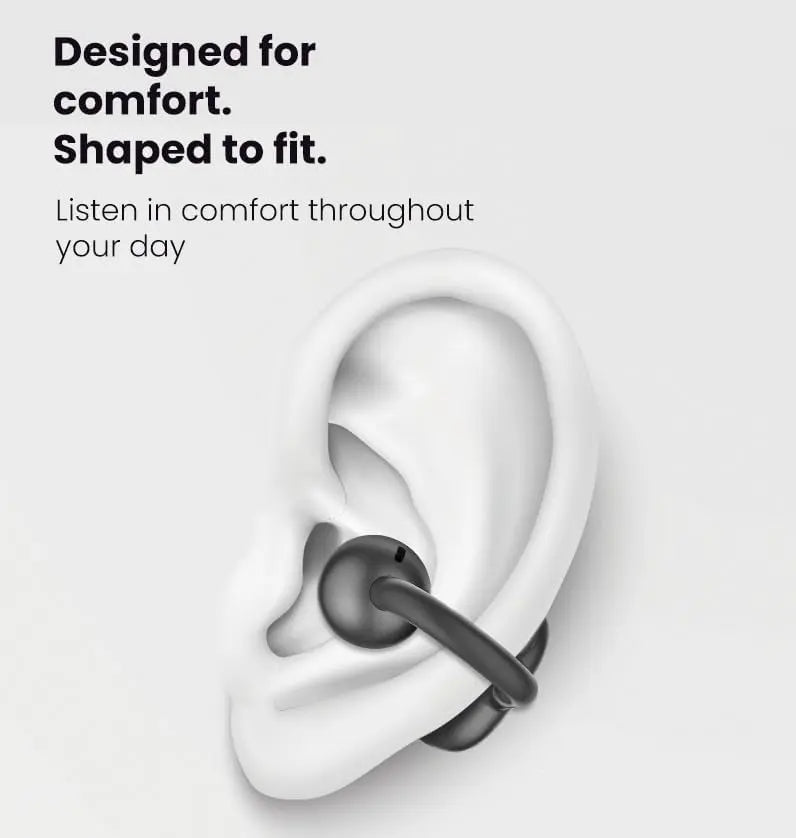 Moxedo Open-Ear Wireless Earbuds S8 – Bluetooth 5.4, ANC, 24H Battery, USB-C Charging Case, Lightweight Sport Design - Damoo