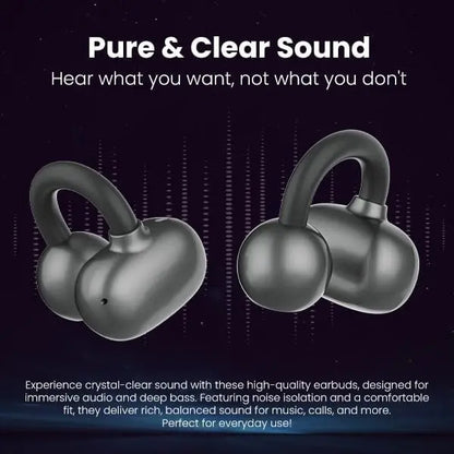 Moxedo Open-Ear Wireless Earbuds S8 – Bluetooth 5.4, ANC, 24H Battery, USB-C Charging Case, Lightweight Sport Design - Damoo