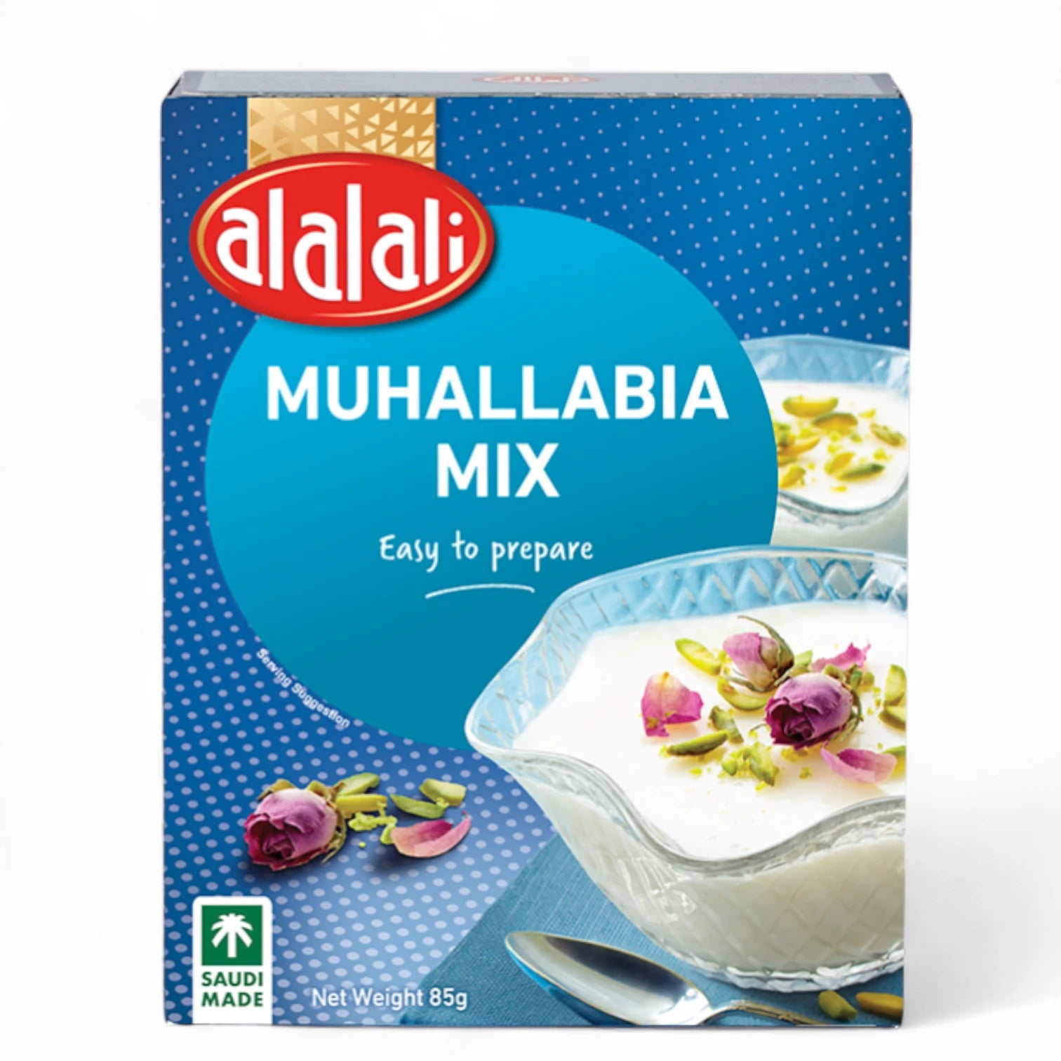 Al Alali Muhallabia Mix 85g | Traditional Arabic Milk Pudding | Creamy Dessert with Orange Blossom Flavor - Damoo