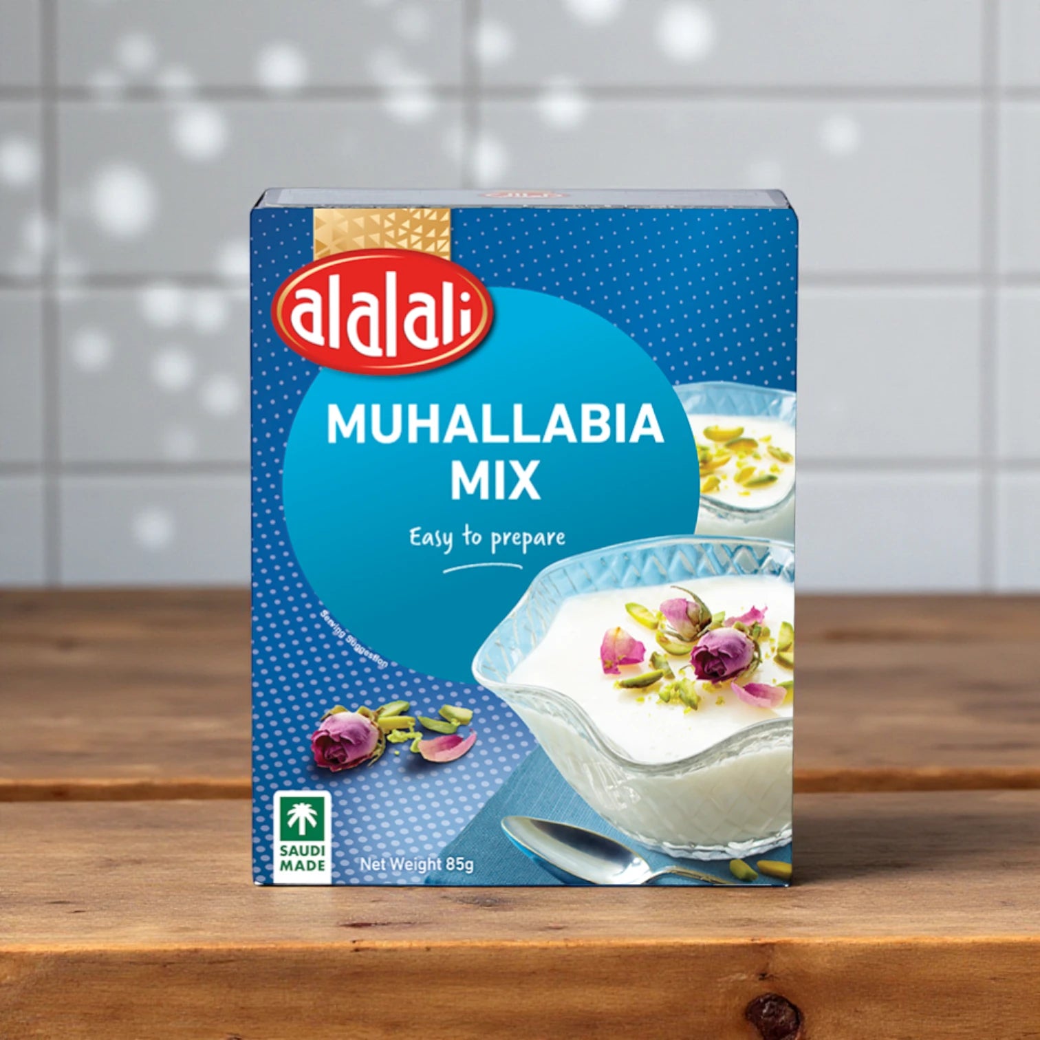 Al Alali Muhallabia Mix 85g | Traditional Arabic Milk Pudding | Creamy Dessert with Orange Blossom Flavor - Damoo