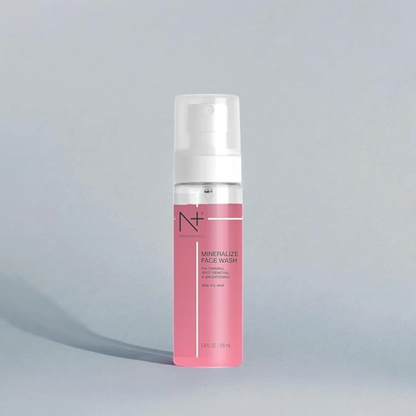N Plus Professional Mineralise Facewash – Deep Cleansing & Hydrating Gel Cleanser with Essential Minerals – For All Skin Types – 100ml - Damoo