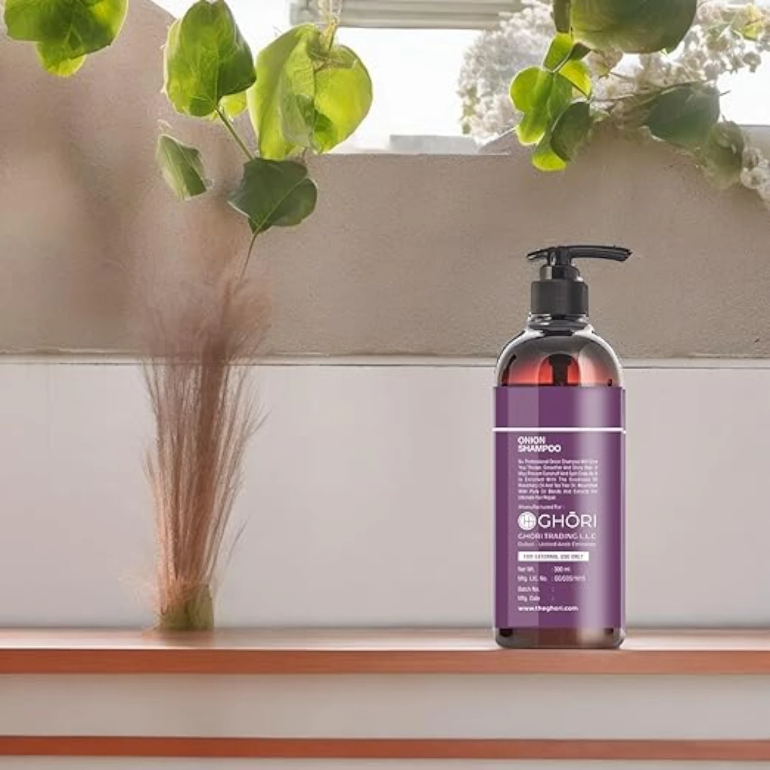 N Plus Professional Onion Hair Care Shampoo | 300ml | Promotes Hair Growth | Reduces Hair Fall | Deep Cleansing | Suitable for All Hair Types - Damoo