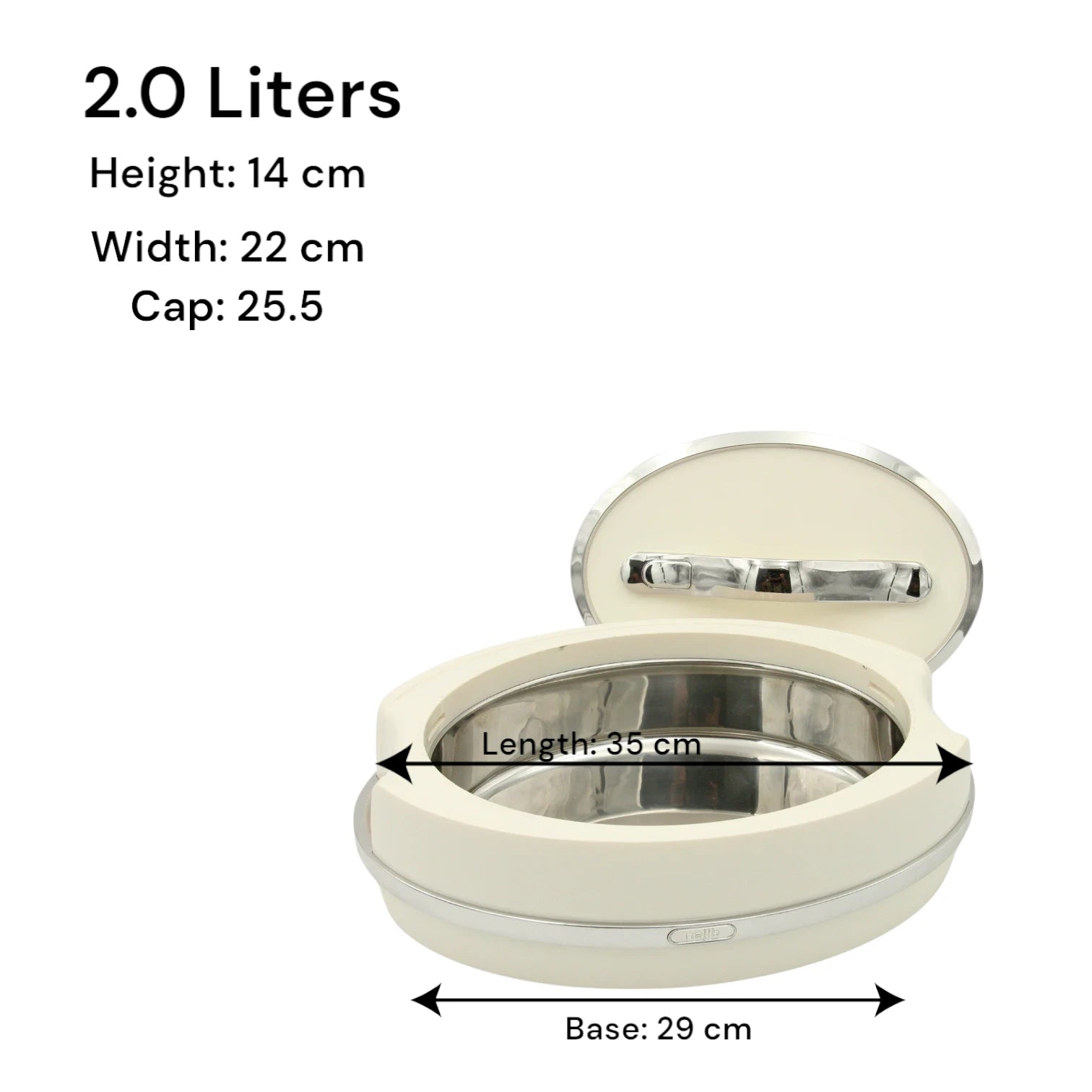 Najib 3-Piece Thermal Food Warmer & Hot Pot Set (2.0L + 2.5L + 3.0L) – Insulated Casserole Containers for Biryani, Roti & More | Eco-Friendly & Long-Lasting Heat Retention - Damoo