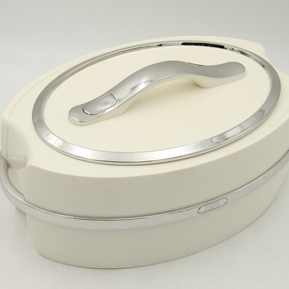 Najib 3-Piece Thermal Food Warmer & Hot Pot Set (2.0L + 2.5L + 3.0L) – Insulated Casserole Containers for Biryani, Roti & More | Eco-Friendly & Long-Lasting Heat Retention - Damoo