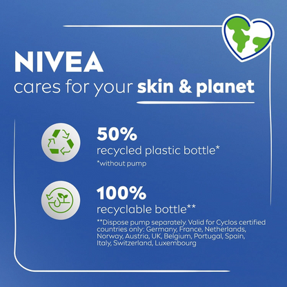 NIVEA Body Lotion for Dry to Very Dry Skin – Rich Nourishing 5in1 Complete Care with Almond Oil, Vitamin E & Deep Nourish Serum – 72H Moisture, 400ml - Damoo