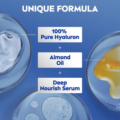 NIVEA Body Lotion for Dry to Very Dry Skin – Rich Nourishing 5in1 Complete Care with Almond Oil, Vitamin E & Deep Nourish Serum – 72H Moisture, 400ml - Damoo