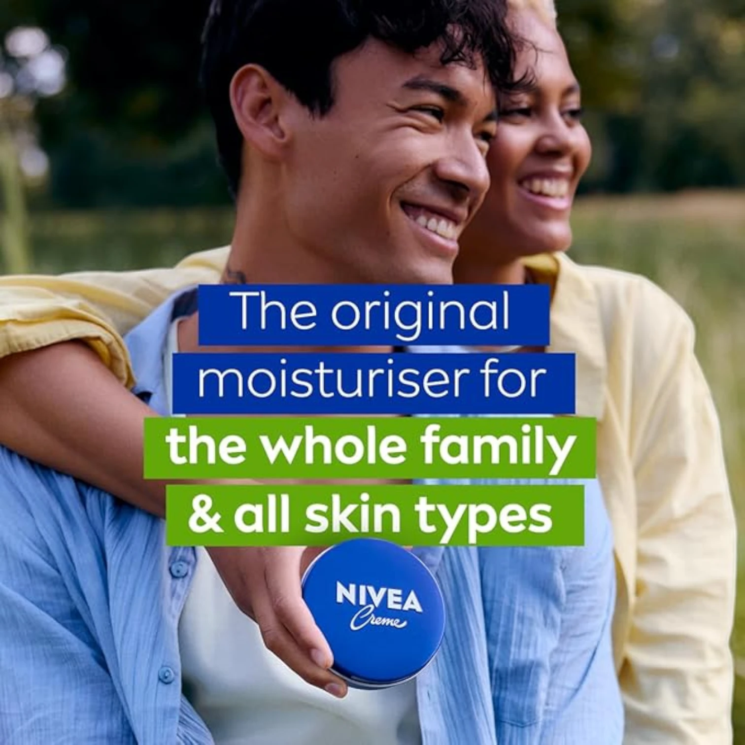 NIVEA Creme Tin Moisturizing Cream – Intensive Protective Care for Face, Hands & Body | With Eucerit, Glycerin & Panthenol | For All Skin Types | 400ml - Damoo