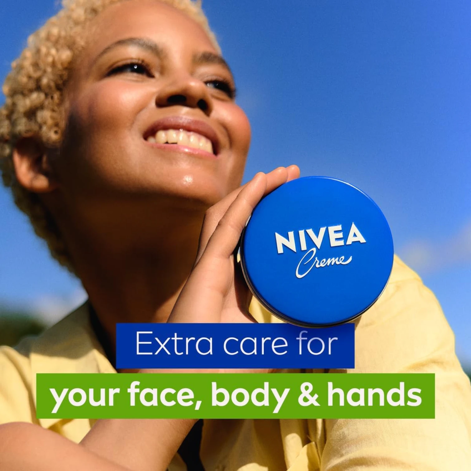 NIVEA Creme Tin Pack of 3 (150ml each) – Intensive Moisturizing Cream for Face, Hands & Body - Daily Use for All Skin Types, Paraben-Free, Dermatologically Tested - Damoo