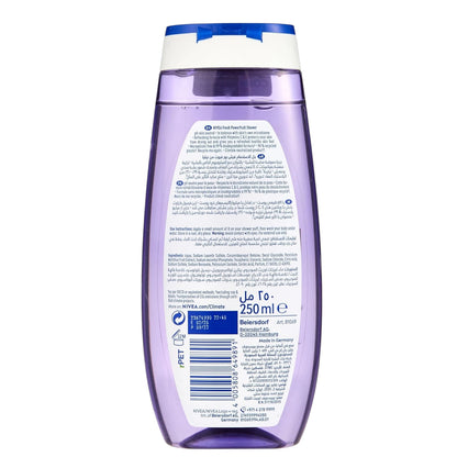 NIVEA Fresh Powerfruit Shower Gel – Wild Berry & Blueberry Scent – 250ml | Enriched with Antioxidants & IQ Hydra Formula | Microplastic-Free, 98% Biodegradable & Dermatologically Approved - Damoo
