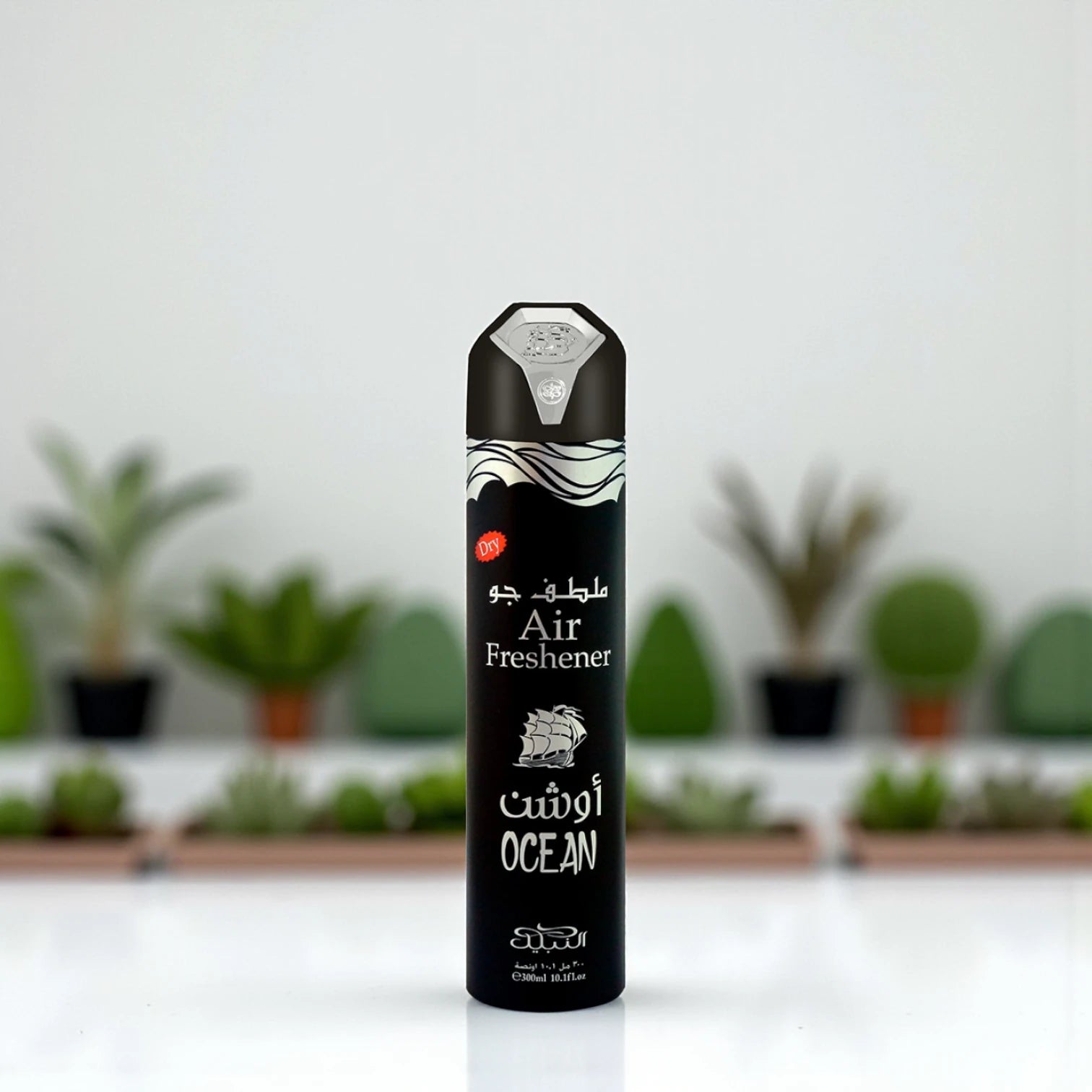 Ocean Dry Air Freshener Spray 300ml – Long-Lasting Ambery, Aquatic & Floral Fragrance for Home, Office & Car - Damoo