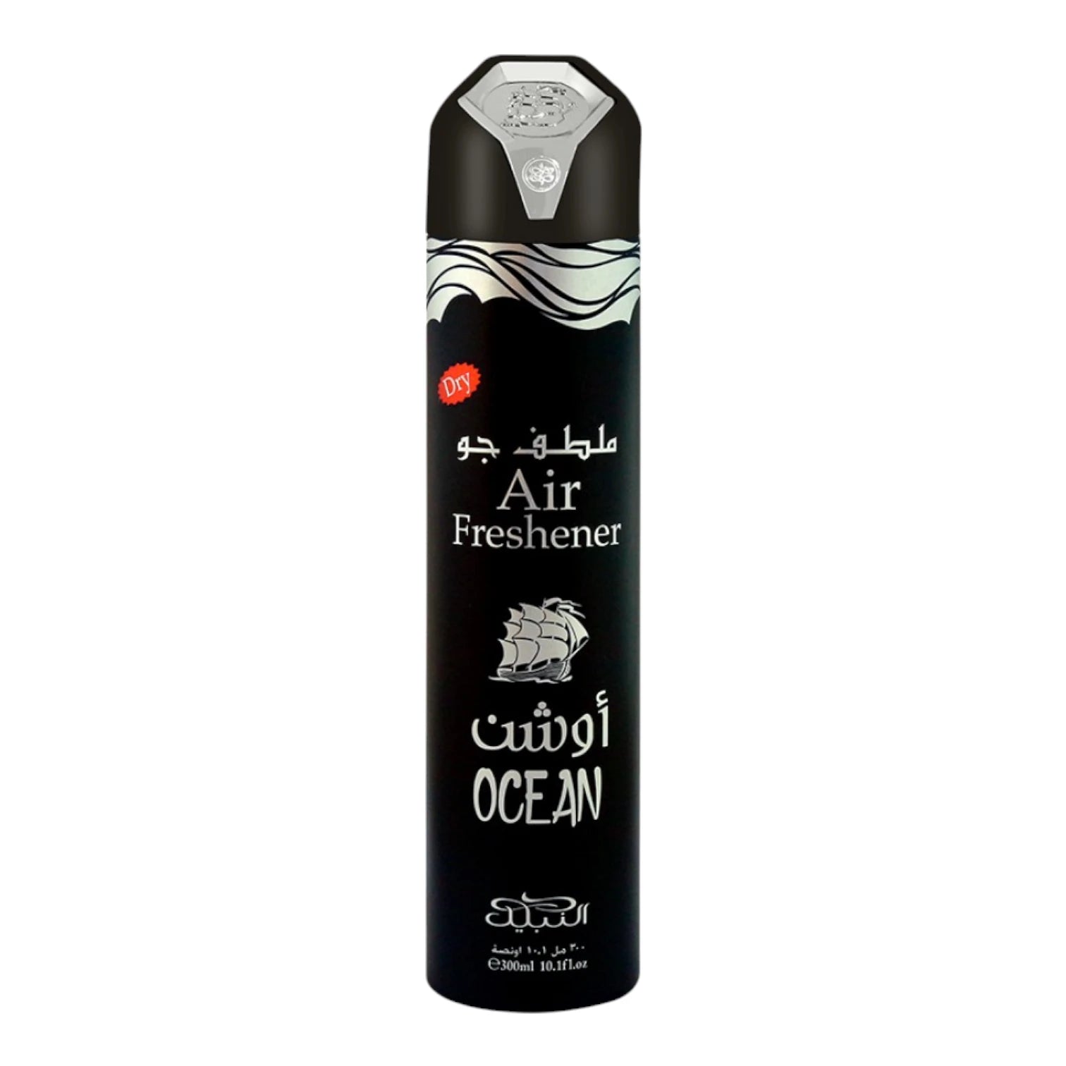 Ocean Dry Air Freshener Spray 300ml – Long-Lasting Ambery, Aquatic & Floral Fragrance for Home, Office & Car - Damoo