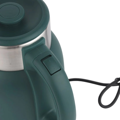 Olsenmark 1.5L Double Layer Electric Kettle OMK7027 – 1500W Stainless Steel Cool-Touch Kettle with 360° Rotating Base, Auto Shut-Off, Overheat & Boil-Dry Protection – Green - Damoo