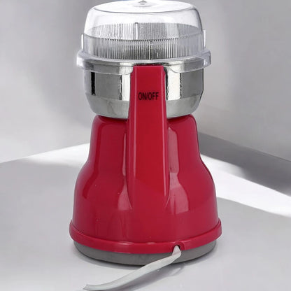 Olsenmark Electric Coffee Grinder – 200W Stainless Steel Blade & Bowl, Detachable Grinding Cup, Multi-Use Grinder for Coffee, Spices, and Dried Fruits – Pink/Silver - OMCG2389 - Damoo