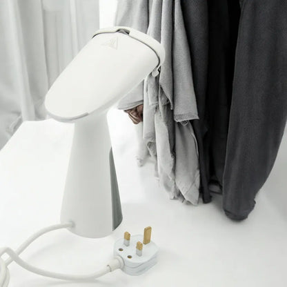 Olsenmark OMGS1817 Handheld Garment Steamer – 1000W Portable Fabric Steamer with 120ml Tank, Anti-Leak & Overheat Protection – Travel Size Clothes Steamer for All Fabrics – White - Damoo