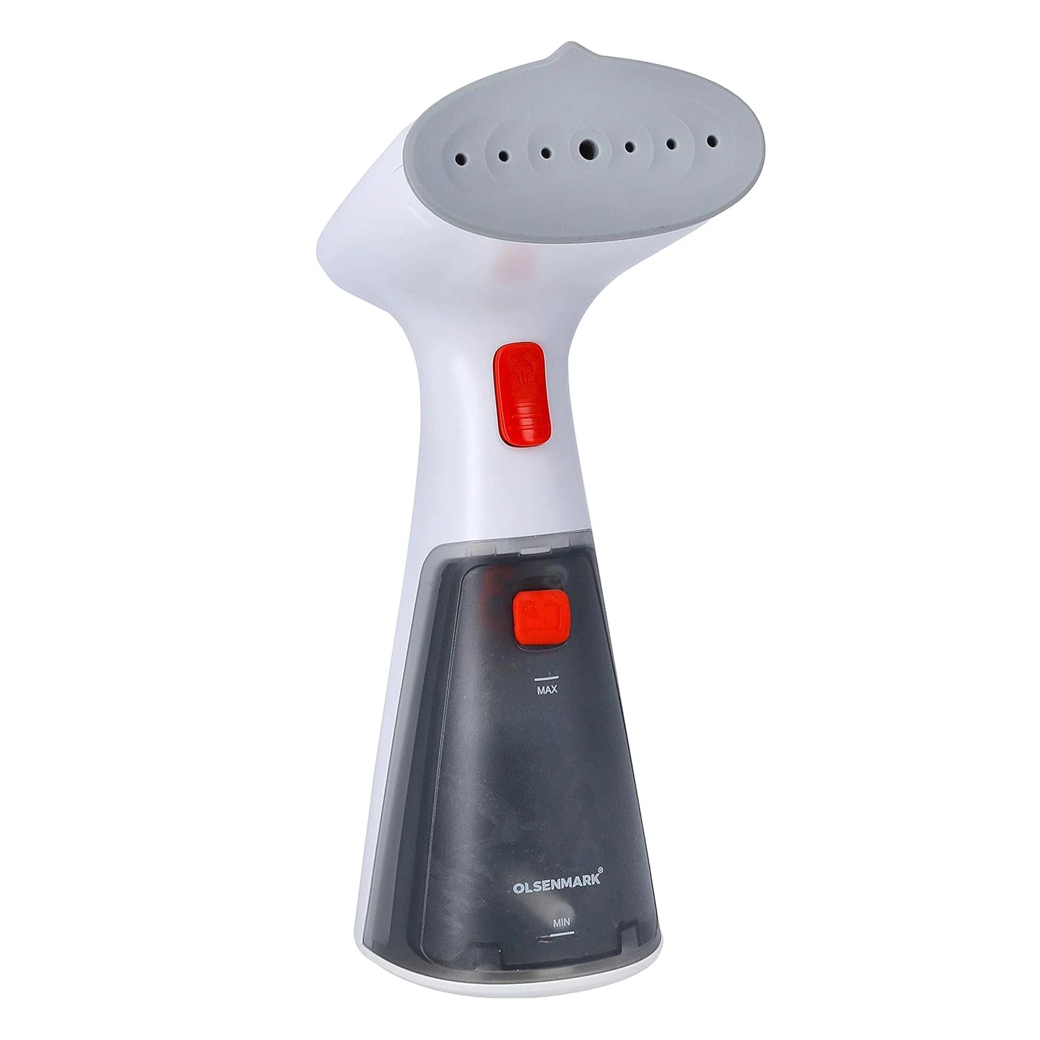 Olsenmark OMGS1817 Handheld Garment Steamer – 1000W Portable Fabric Steamer with 120ml Tank, Anti-Leak & Overheat Protection – Travel Size Clothes Steamer for All Fabrics – White - Damoo