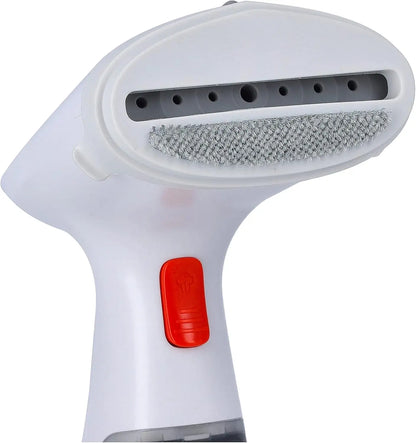 Olsenmark OMGS1817 Handheld Garment Steamer – 1000W Portable Fabric Steamer with 120ml Tank, Anti-Leak & Overheat Protection – Travel Size Clothes Steamer for All Fabrics – White - Damoo