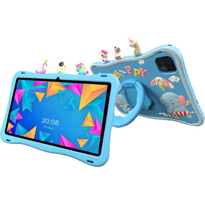 OTEETO TAB 10 Kids Tablet 10.1" HD, 6GB RAM + 128GB Storage, Android 13, Dual SIM, 8000mAh, Parental Control – Pink Kid-Proof Case Included - Damoo