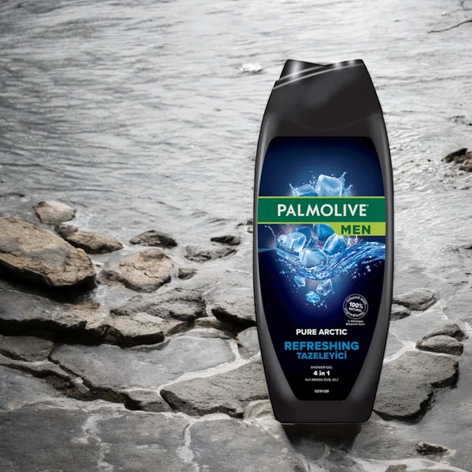 Palmolive Men Pure Arctic 4-in-1 Shower Gel 500ml – Refreshing & Energizing Body Wash with 100% Natural Ingredients - Damoo