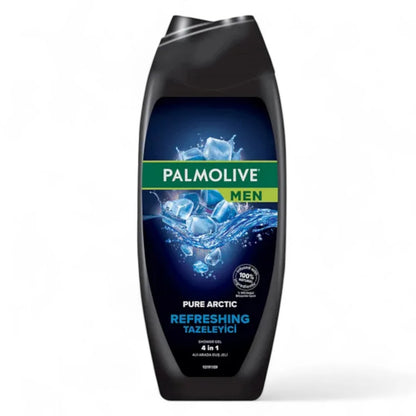 Palmolive Men Pure Arctic 4-in-1 Shower Gel 500ml – Refreshing & Energizing Body Wash with 100% Natural Ingredients - Damoo