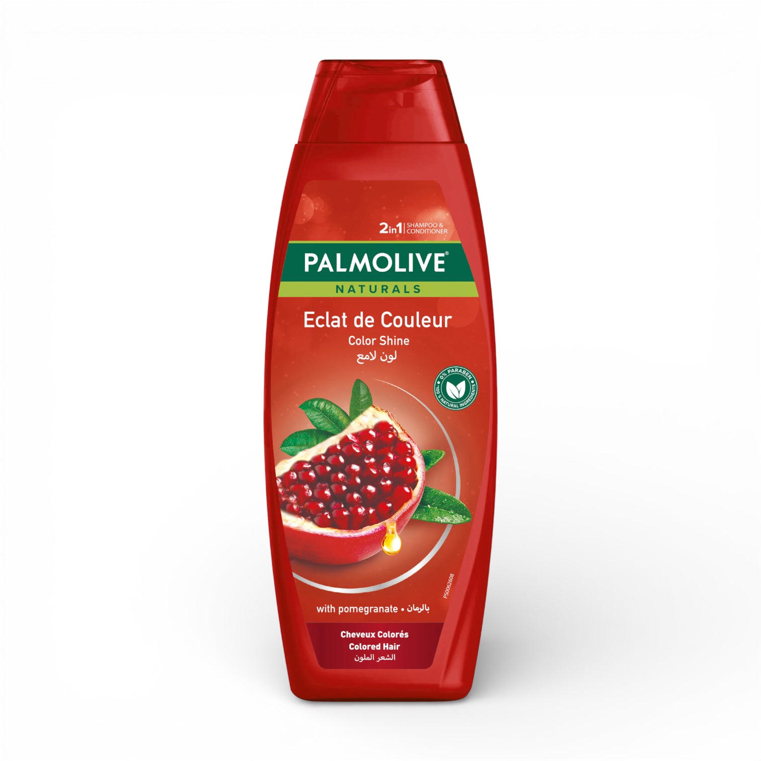 Palmolive Naturals Shampoo 380ml – Available in 3 Variants: Color Shine Pomegranate, Volume Coconut, Santé & Brilliance Black Seed - Damoo