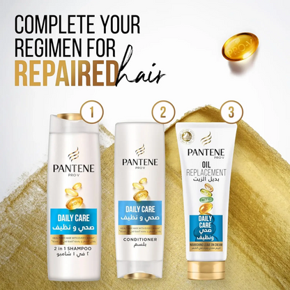 Pantene Pro-V Daily Care 2-in-1 Shampoo  1L | Gently Cleanses, Moisturizes & Adds Shine | For All Hair Types - Damoo