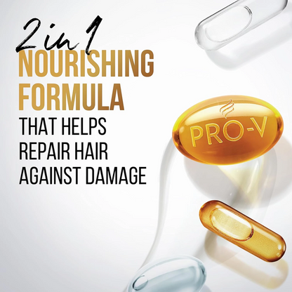 Pantene Pro-V Daily Care 2-in-1 Shampoo  1L | Gently Cleanses, Moisturizes & Adds Shine | For All Hair Types - Damoo