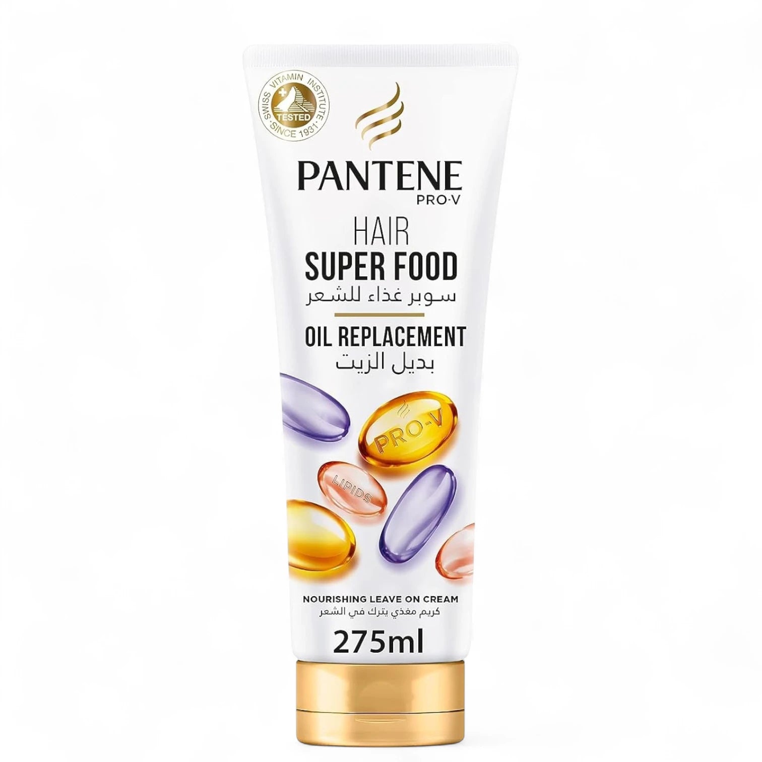 Pantene Pro-V Super Food Oil Replacement with Antioxidants & Lipids – Leave-In Conditioner, 275ml | Strengthens & Repairs Hair - Damoo