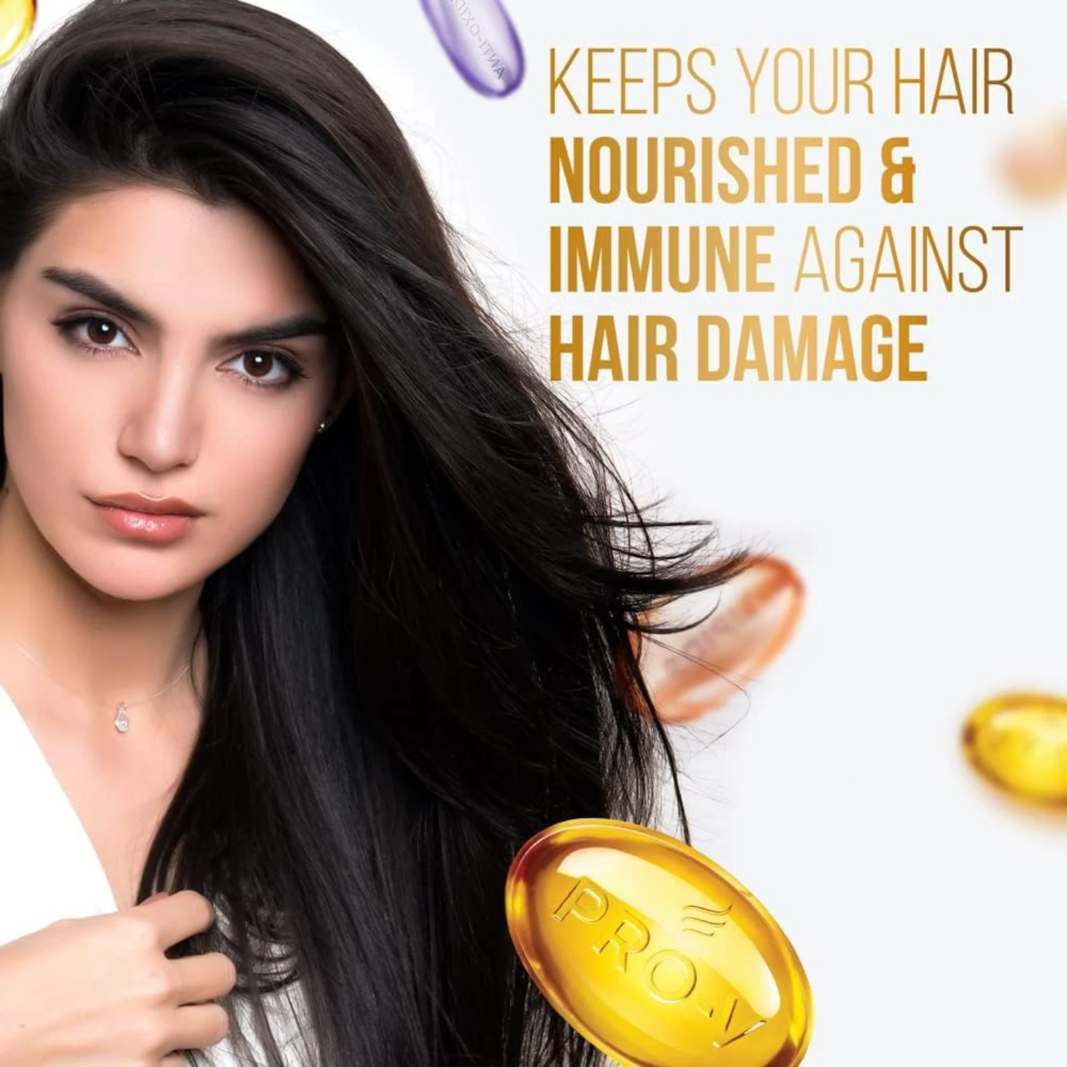 Pantene Pro-V Super Food Oil Replacement with Antioxidants & Lipids – Leave-In Conditioner, 275ml | Strengthens & Repairs Hair - Damoo