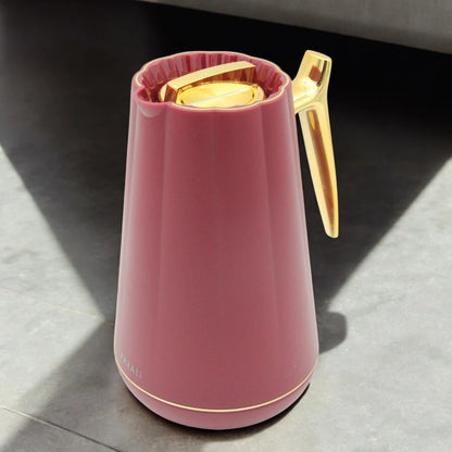 PARATI 1.0 Liters Vacuum Jug – Premium Double-Wall Borosilicate Glass Thermos Flask | Model LP9-10 | Leak-Proof, BPA-Free, Hot & Cold Beverage Container | Patented Design | Model LP9 | EN12546-1:2000 Certified - Damoo