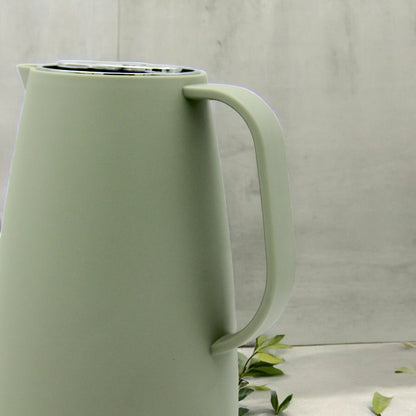 PARATI 1 Liters Vacuum Jug - High Borosilicate Glass Double-Wall, Drip-Free, Wide Opening, Heat Retention for Coffee, Tea, and Beverages - P14M-10 - Damoo