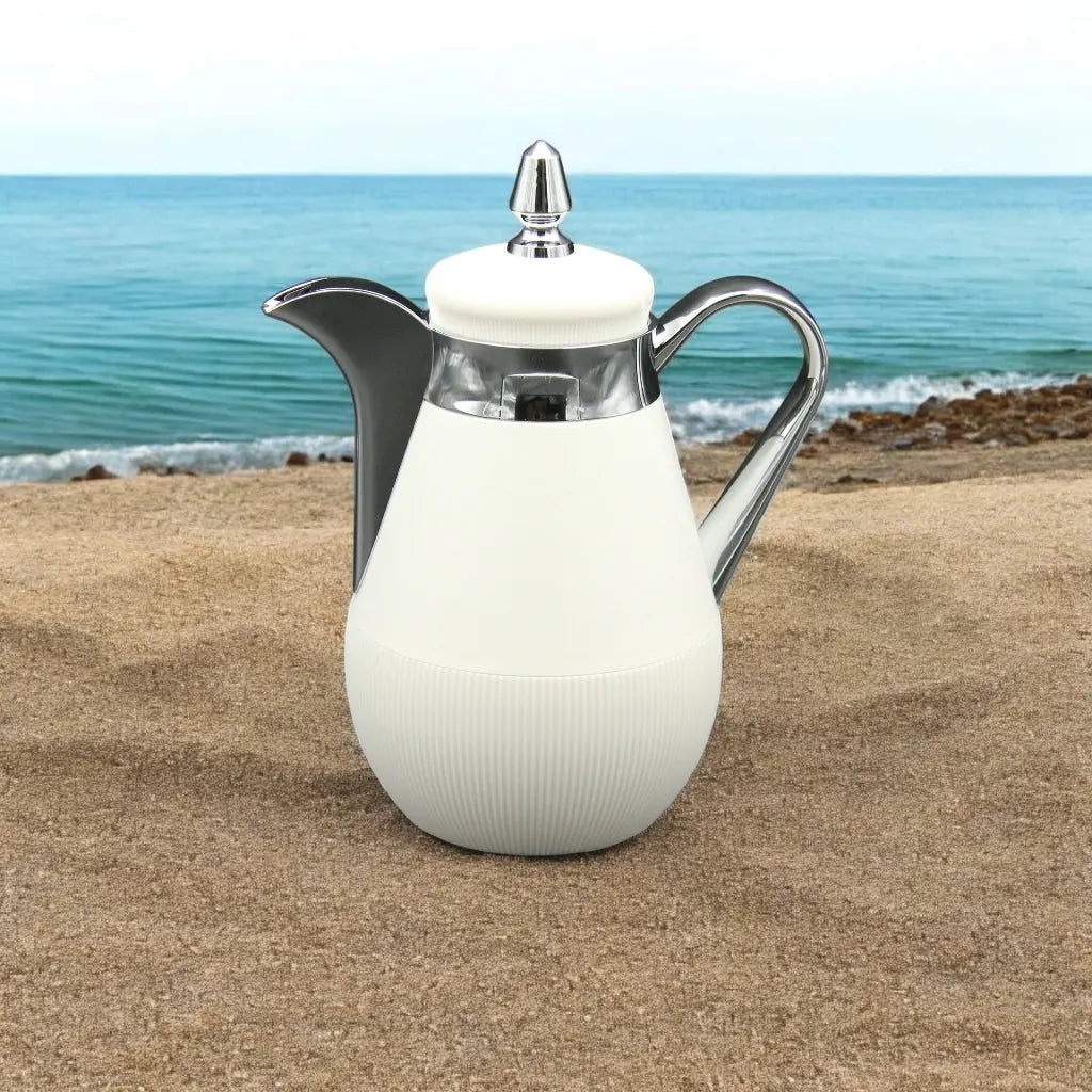 Parati Vacuum Jug Set – 0.35L + 0.5L | Double Wall High Vacuum | Borosilicate Glass & Food-Grade Silicone | 12H Hot / 24H Cold | Premium Heat Retention - Damoo