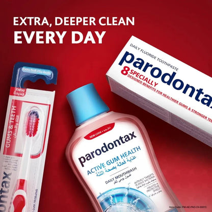 Parodontax Complete Protection Fluoride Toothpaste 75ml – Extra Fresh – Gum Care, Anti-Gingivitis, Plaque Removal & Enamel Strengthening Toothpaste for Bleeding Gums - Damoo