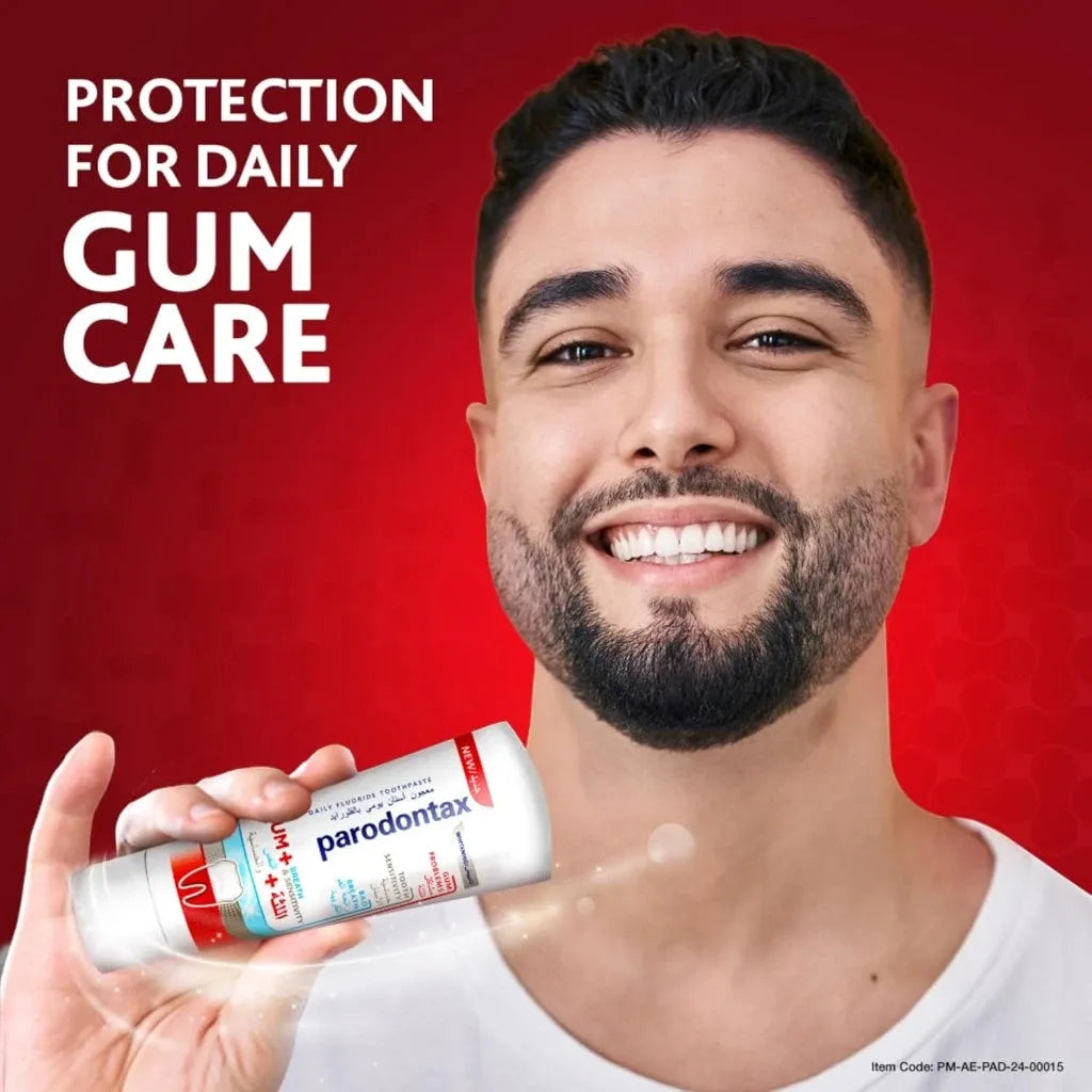 Parodontax Gum + Breath & Sensitivity Whitening Toothpaste 75ml Tube – Fluoride Peppermint Toothpaste for Sensitive Teeth, Gum Health, Fresh Breath & Gentle Whitening – for Daily Oral Care - Damoo