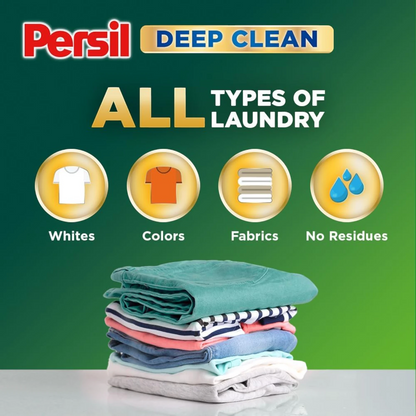 Persil Power Gel Liquid Laundry Detergent – White Flower, 2.9L + 1L Free | Deep Clean German Technology | Long-Lasting Freshness & Fabric Safe - Damoo