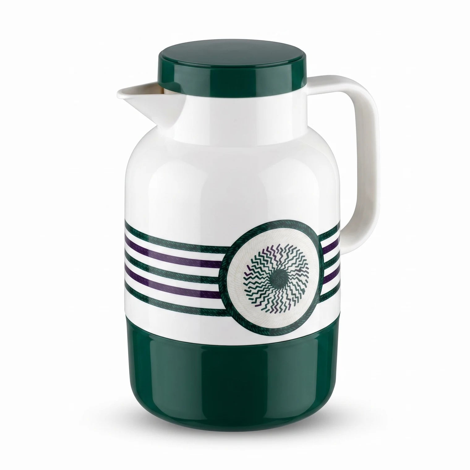 Legend Vacuum Flask 1.5 Liters with Decorative Stripped & Geometric Pattern | Leak Proof Tea and Coffee Flask