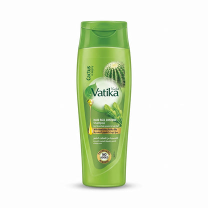 Vatika Hair Fall Control Shampoo – Cactus & Gergery | Nourishing Vatika Oils | For Weak Hair