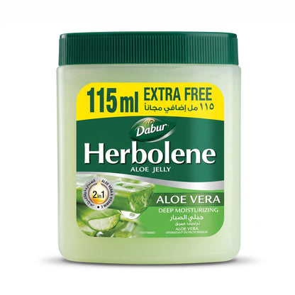 Dabur Herbolene Aloe Vera Aloe Jelly Moisturizer 115ml – 2-in-1 Aloe Jelly Texture | Deep Moisturizing Care
