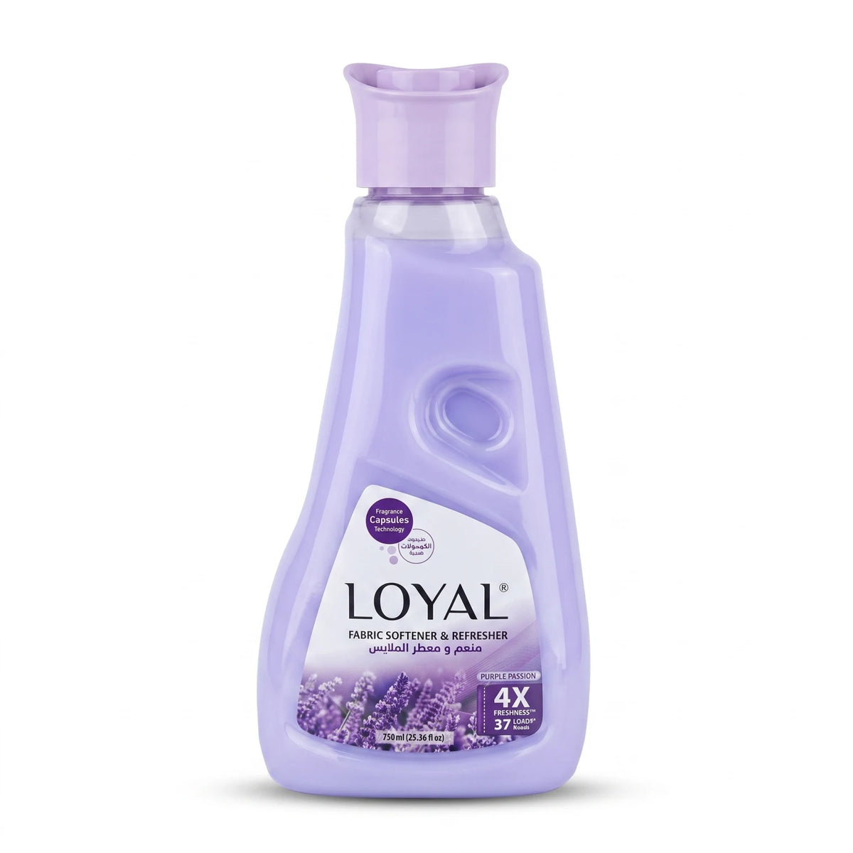 LOYAL Fabric Softener & Refresher Purple Passion 750ml | Fragrance Capsules Technology | 4X Freshness | 37 Loads