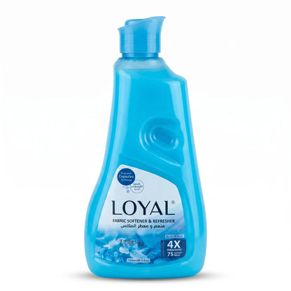 LOYAL Fabric Softener & Refresher Blue Petals 1.5 Liters | Fragrance Capsules Technology | 4X Freshness