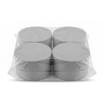 Plastic Gray Incense Jar Set of 4 – 300 g Capacity Each, Incense Storage Containers for Home Fragrance Organization