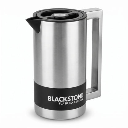 Black stone vacuum flask – 1 Liter | Handle, Spout and Fitted Lid
