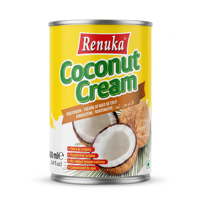 Renuka coconut cream 400 Ml – Thick & Creamy Coconut Cream with Distinctive Aroma